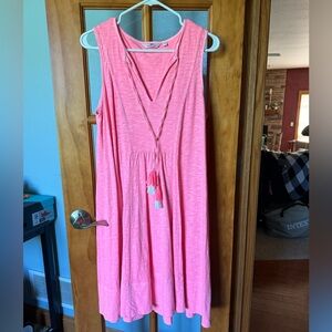 Vineyard Vines Bright Pink Summer Dress - Women's Size Medium